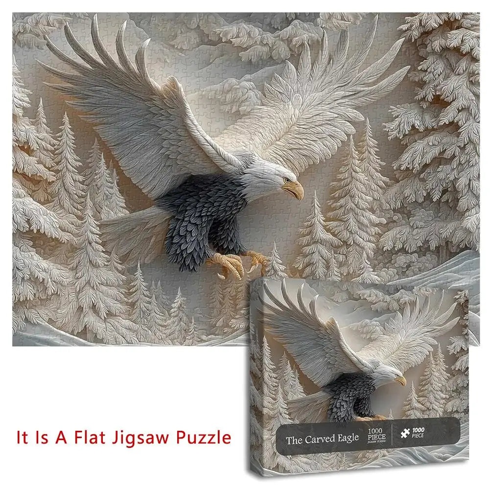 3D Eagle 1000pc Jigsaw Puzzle