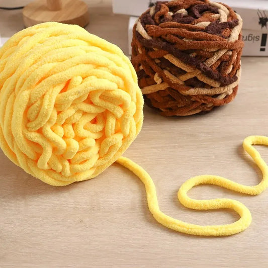 Thick Chenille Fluffy Soft Yarn Balls 6 Pack