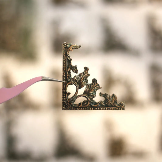 24pcs Vintage Baroque French Court Corner Scrapbooking Stickers