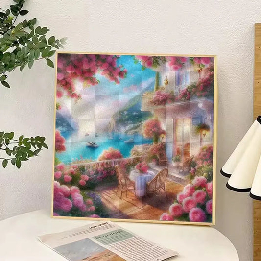 Seascape House Diamond Painting Kit