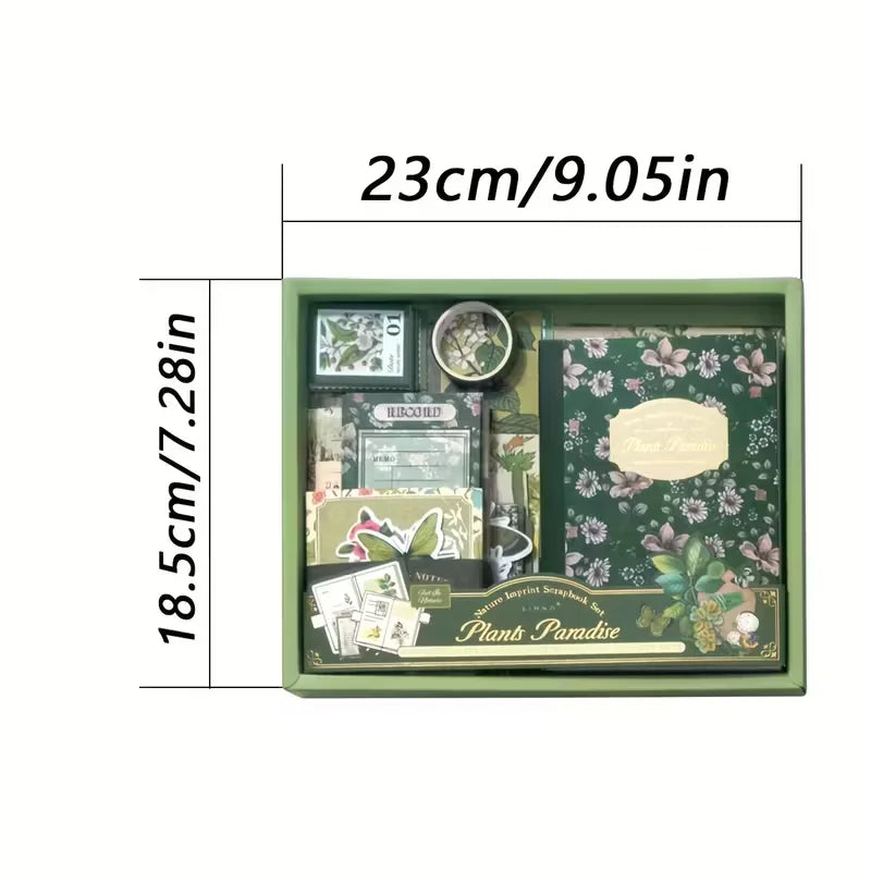 Plants Paradise Bullet Journal Scrapbooking Set