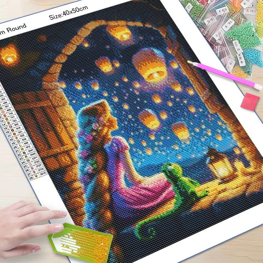 Disney Princess Rapunzel Diamond Painting Kit