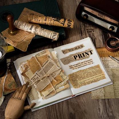 30 Sheets Vintage Material Paper