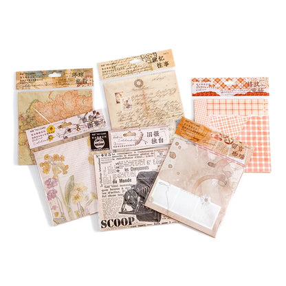 30 Sheets Vintage Material Paper