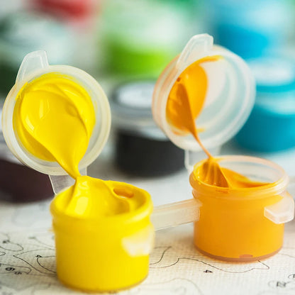 Windowsill Landscape Paint By Numbers Kit