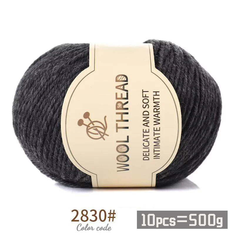 Medium Coarse Combed Alpaca Wool Yarn Balls 10 Pack