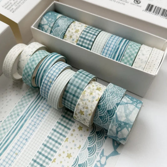 10 Rolls Vintage Scrapbooking Washi Tape