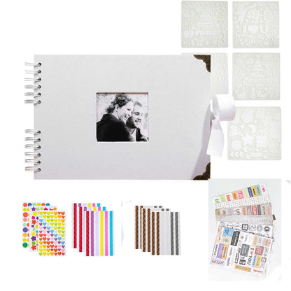 Hardcover Scrapbook Album With Square Window Set