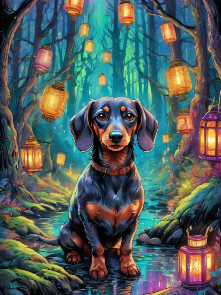 Dachshund Diamond Painting Kits
