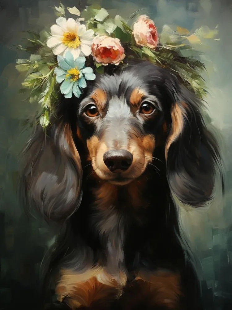 Dachshund Diamond Painting Kits