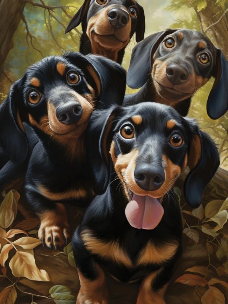 Dachshund Diamond Painting Kits
