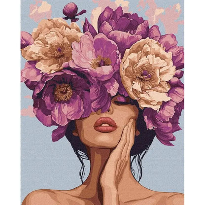 Women & Flowers Paint By Numbers Kits