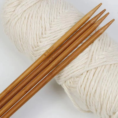 Bamboo Knitting Double Pointed 36cm Needles 4pcs Set