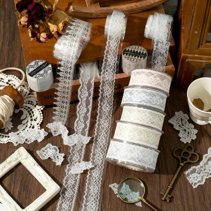 6 Rolls Floral Lace Pattern Scrapbooking Washi Tape