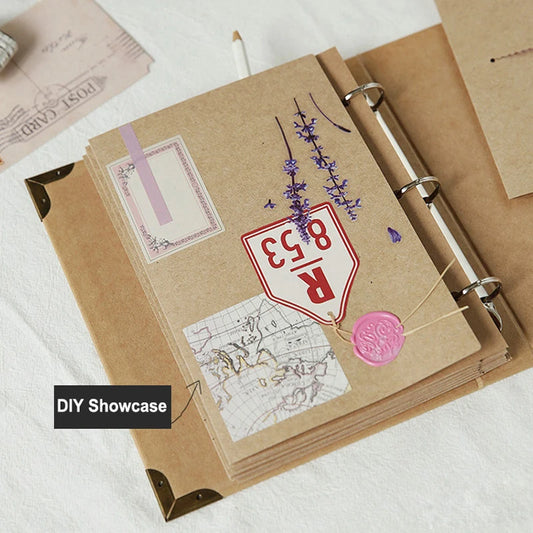 Retro Kraft Paper Loose-leaf Scrapbook Album