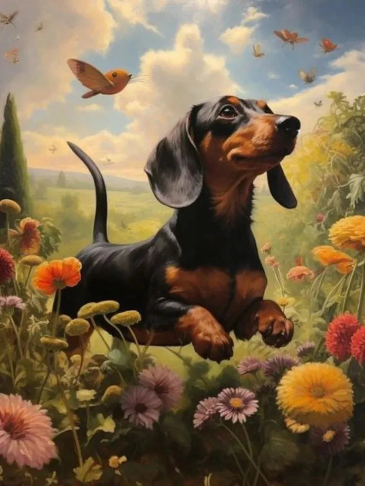 Dachshund Diamond Painting Kits