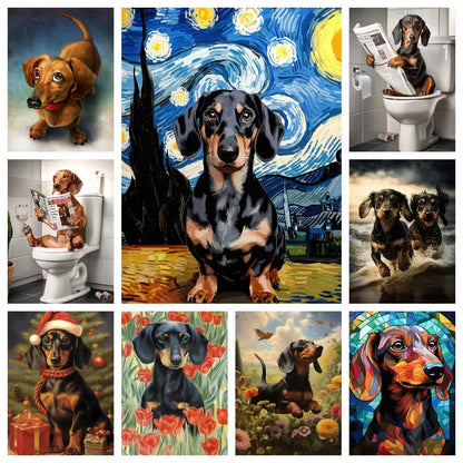 Dachshund Diamond Painting Kits