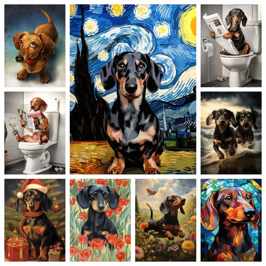 Dachshund Diamond Painting Kits