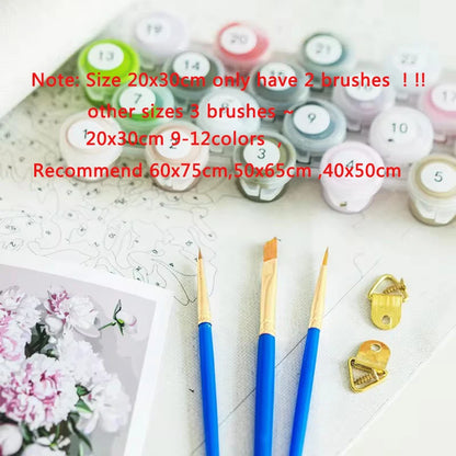 Flowers In Vase Paint By Numbers Kits