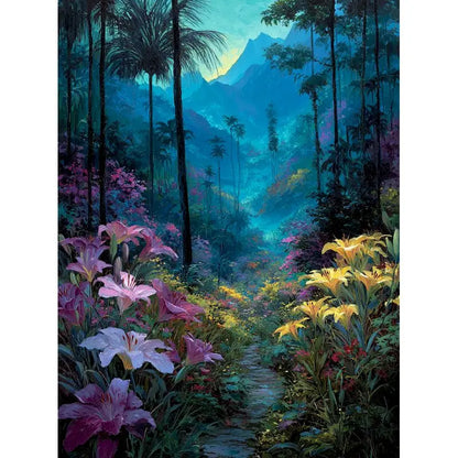 Forest Landscape Paint By Numbers Kits