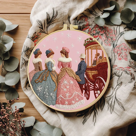 Three Noble Women Embroidery Cross Stitch Sewing Kit