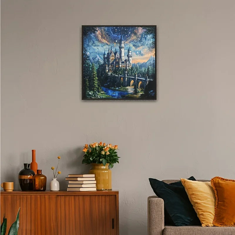 Starry Sky Castle 1000pc Mini Jigsaw Puzzle