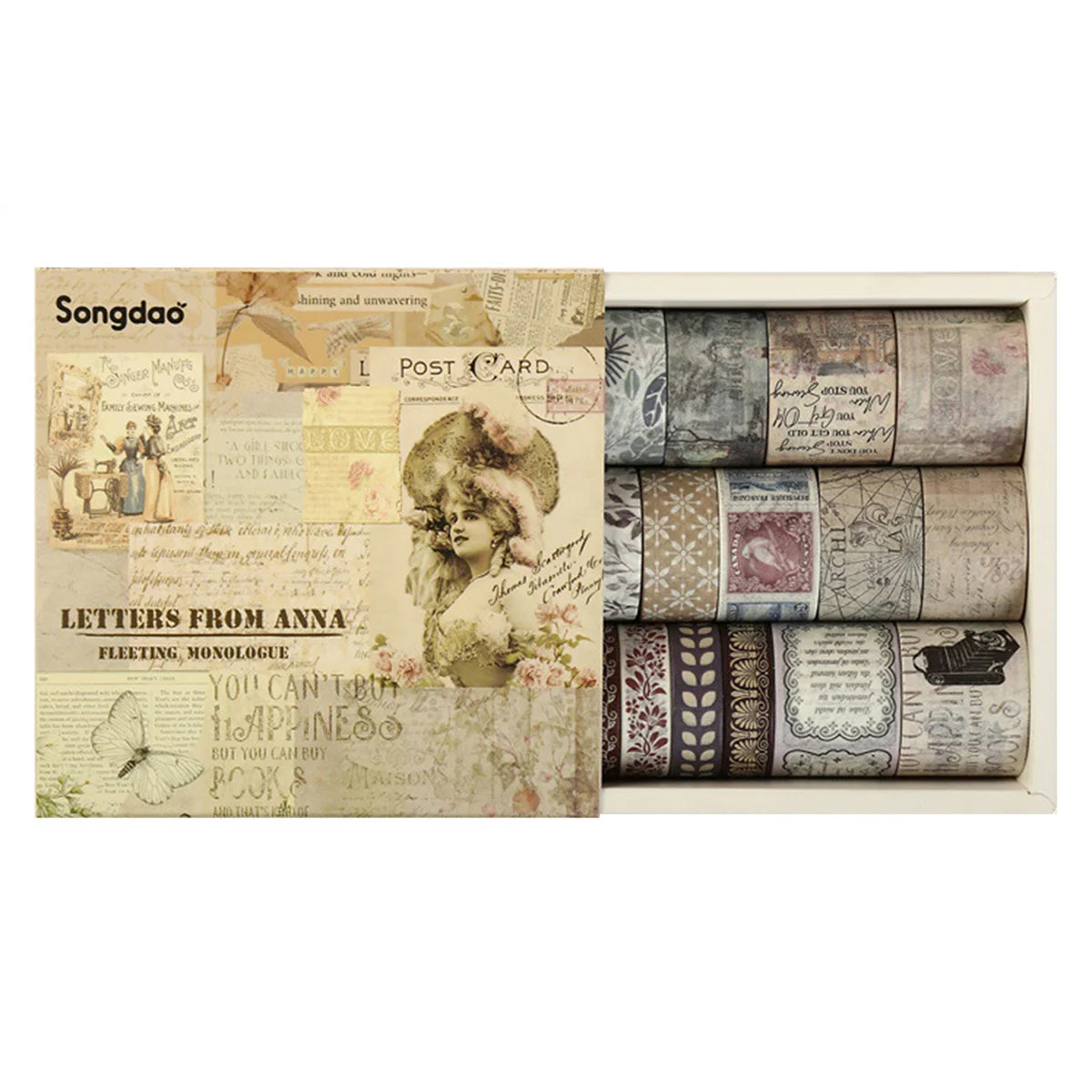 20 Rolls Retro Scrapbooking Washi Tape