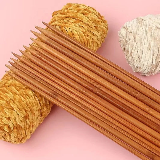 Bamboo Knitting Double Pointed 36cm Needles 4pcs Set