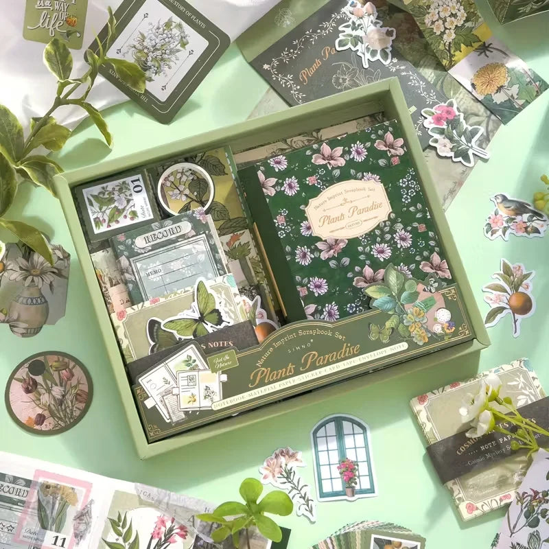 Plants Paradise Bullet Journal Scrapbooking Set