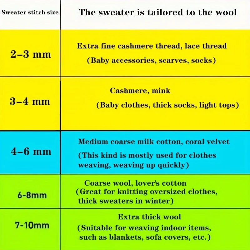 Bamboo Knitting Double Pointed 36cm Needles 4pcs Set