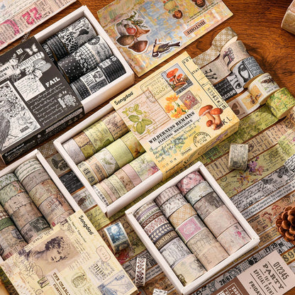 20 Rolls Retro Scrapbooking Washi Tape