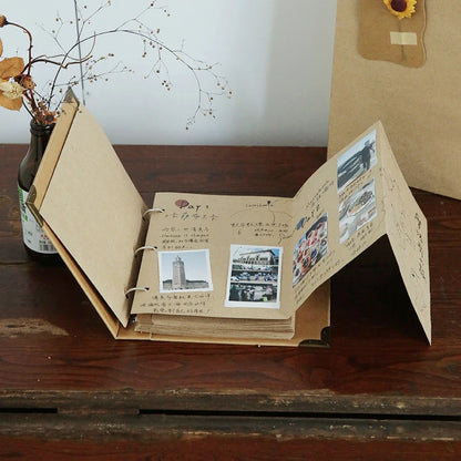 Retro Kraft Paper Loose-leaf Scrapbook Album
