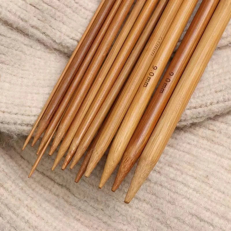 Bamboo Knitting Double Pointed 36cm Needles 4pcs Set