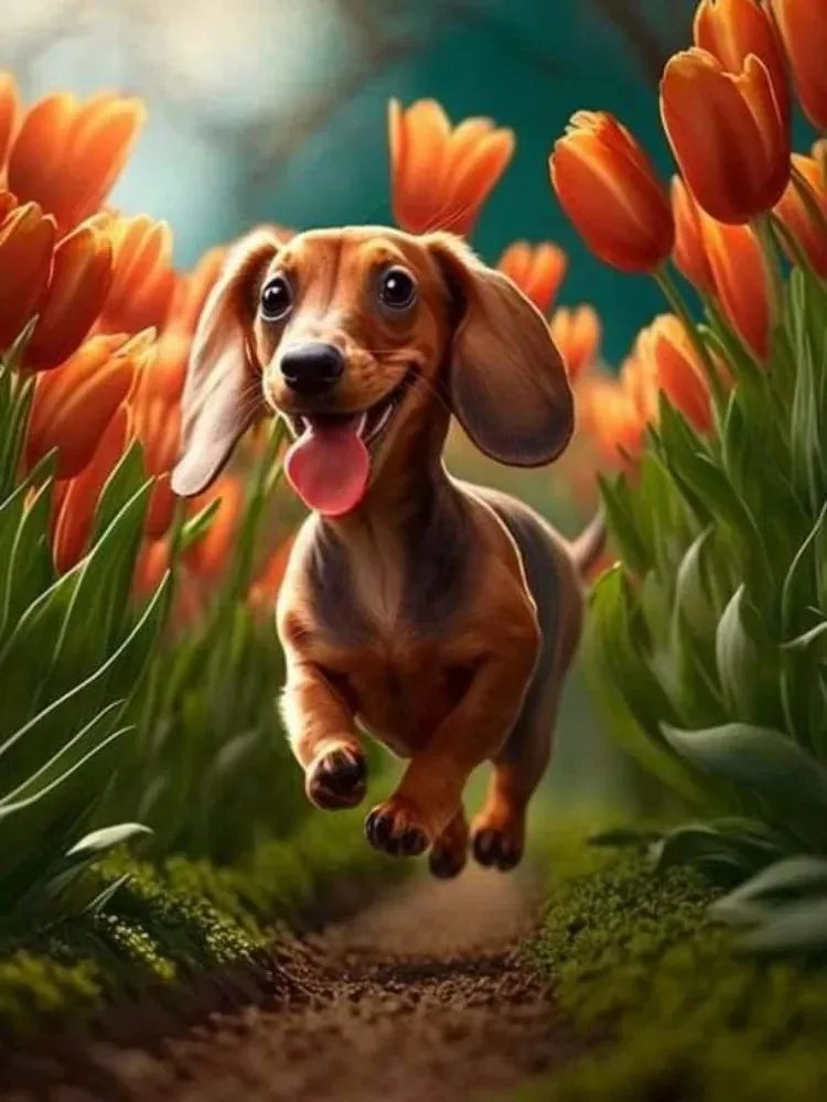Dachshund Diamond Painting Kits