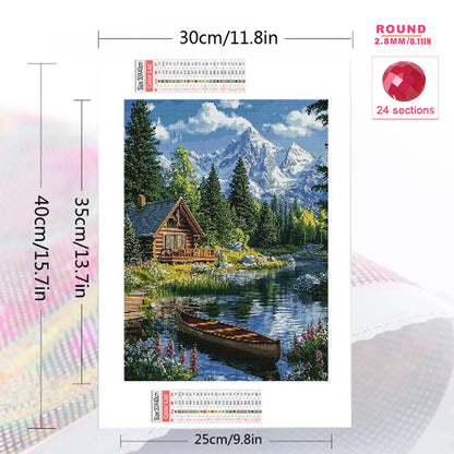 Lake House Diamond Painting Kit