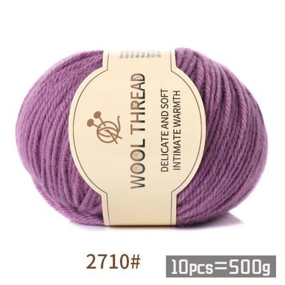 Medium Coarse Combed Alpaca Wool Yarn Balls 10 Pack