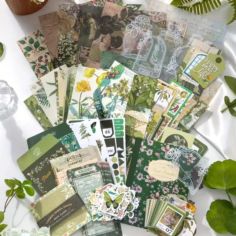Plants Paradise Bullet Journal Scrapbooking Set