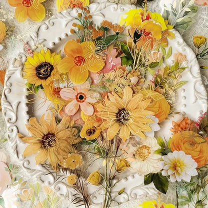 40pcs Roaming Dreams Vintage Floral Scrapbooking Stickers