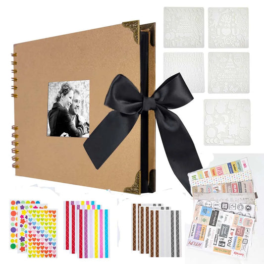 Hardcover Scrapbook Album With Square Window Set