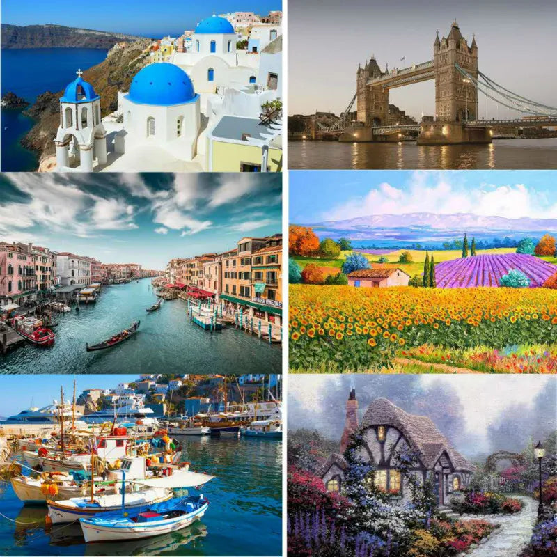Various Landscape 500pc Jigsaw Puzzles