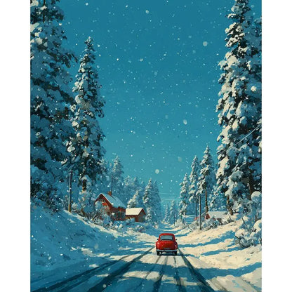 Forest Landscape Paint By Numbers Kits