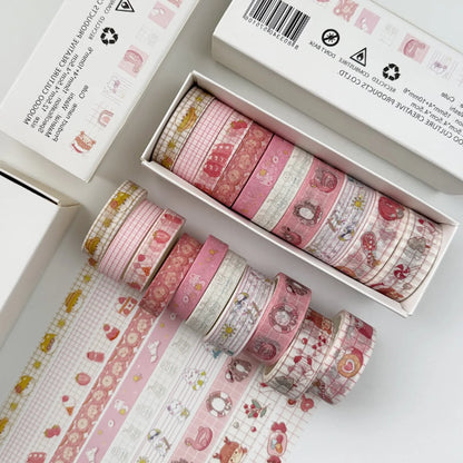 10 Rolls Vintage Scrapbooking Washi Tape