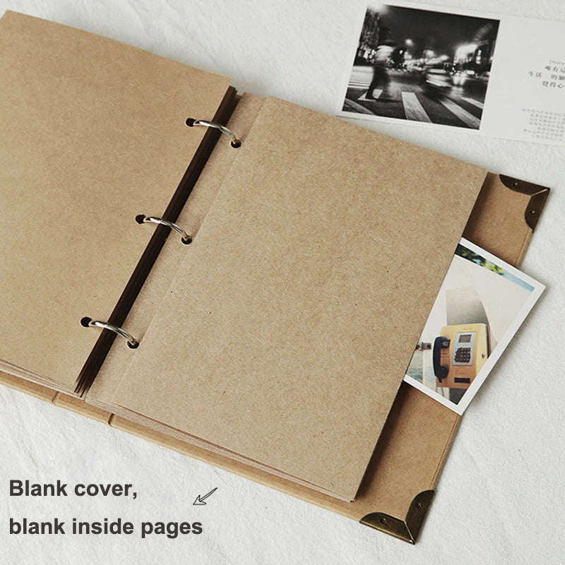 Retro Kraft Paper Loose-leaf Scrapbook Album
