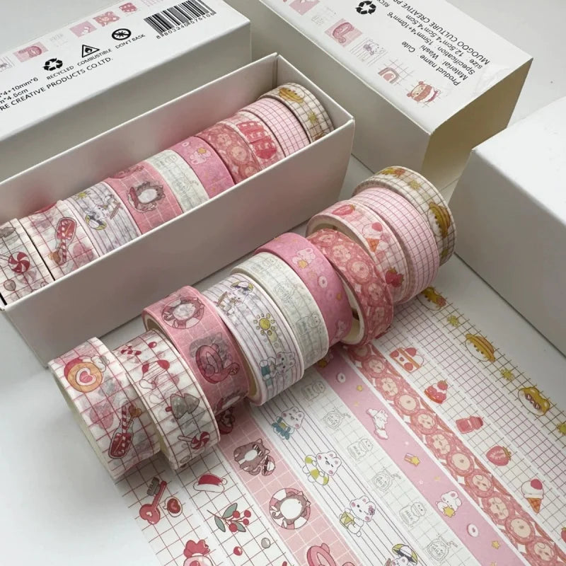 10 Rolls Vintage Scrapbooking Washi Tape