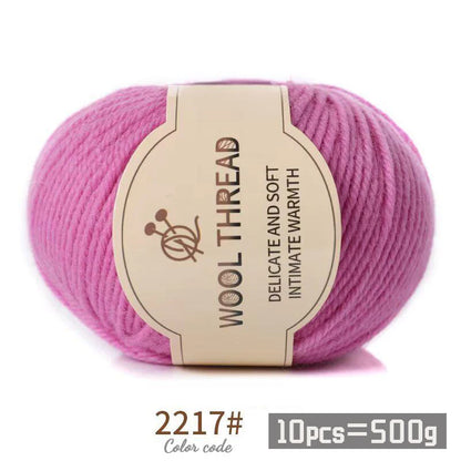 Medium Coarse Combed Alpaca Wool Yarn Balls 10 Pack