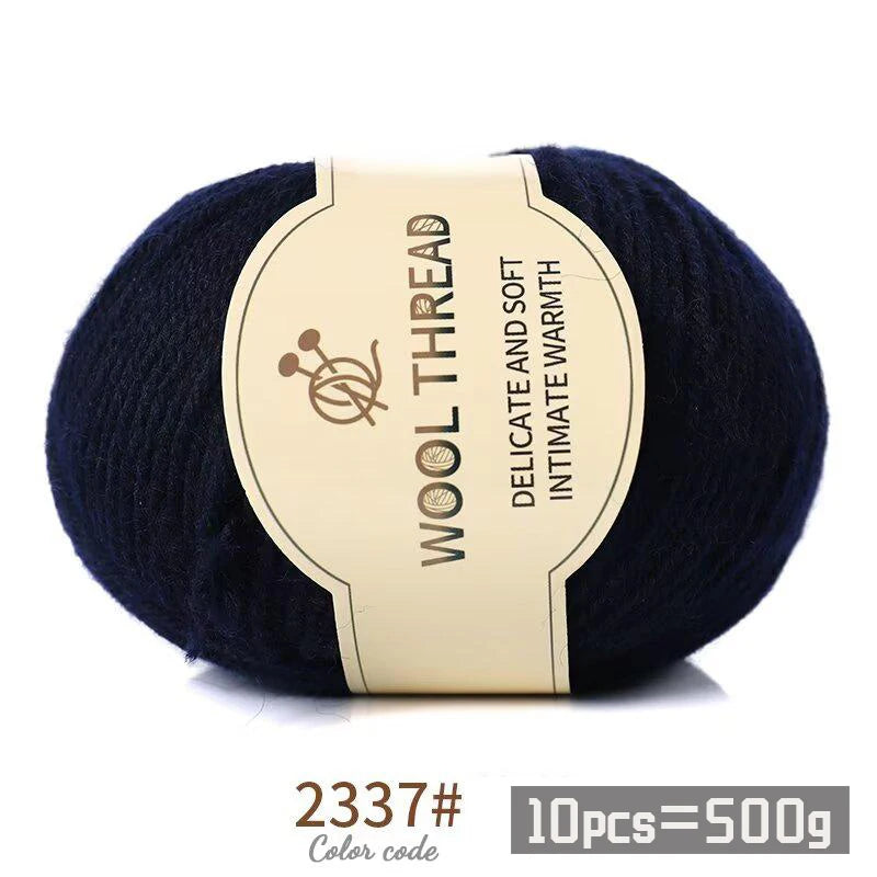 Medium Coarse Combed Alpaca Wool Yarn Balls 10 Pack