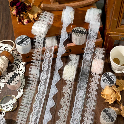 6 Rolls Floral Lace Pattern Scrapbooking Washi Tape