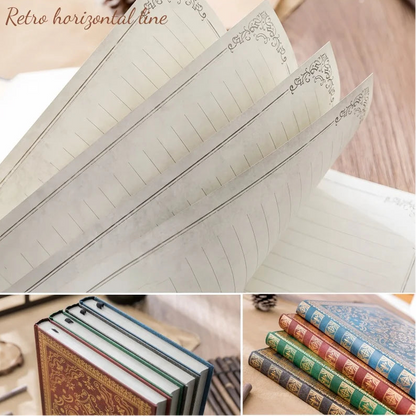 B5 Vintage Horizontal Lined Journal