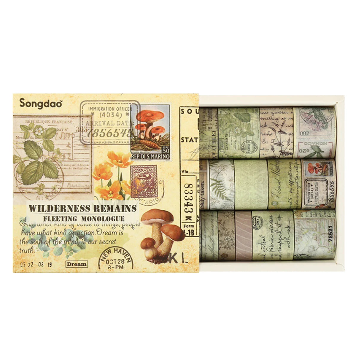 20 Rolls Retro Scrapbooking Washi Tape