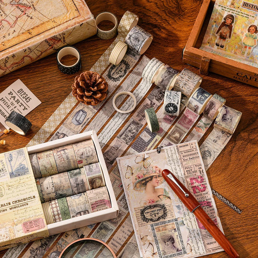 20 Rolls Retro Scrapbooking Washi Tape